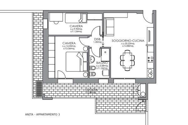Residence Anita - appartamento 3 - Lovat-Costruzioni
