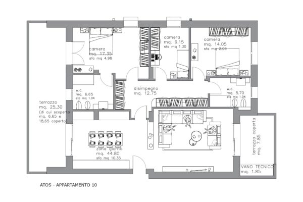Residence Atos - appartamento 10 - Lovat Costruzioni