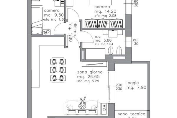 Residence Atos - appartamento 7 - Lovat Costruzioni